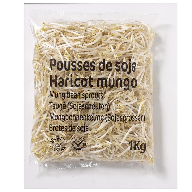 Pousses de soja / haricot mungo